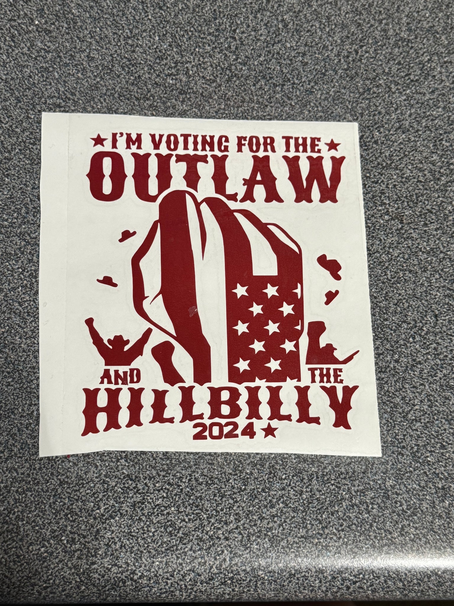 I’m voting for the outlaw and the hillbilly 2024