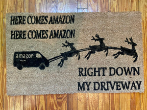 Custom design door mat