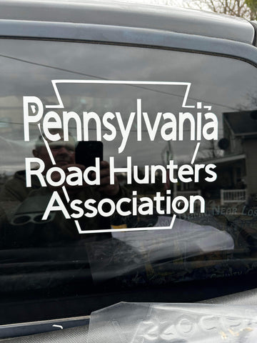 Pa Road Hunters Association Decal