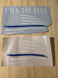 Thin blue line flag decal
