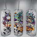 Tis the season to be spooky Halloween tumbler/ pumpkins/ spooky/ fall vibes