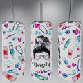 Nurse life tumbler, Personalized, Nurse Gifts, Nurse Cup With Straw, Nurse Tumbler Cup, Nurse Graduation Gifts, Nurse Cup Personalized