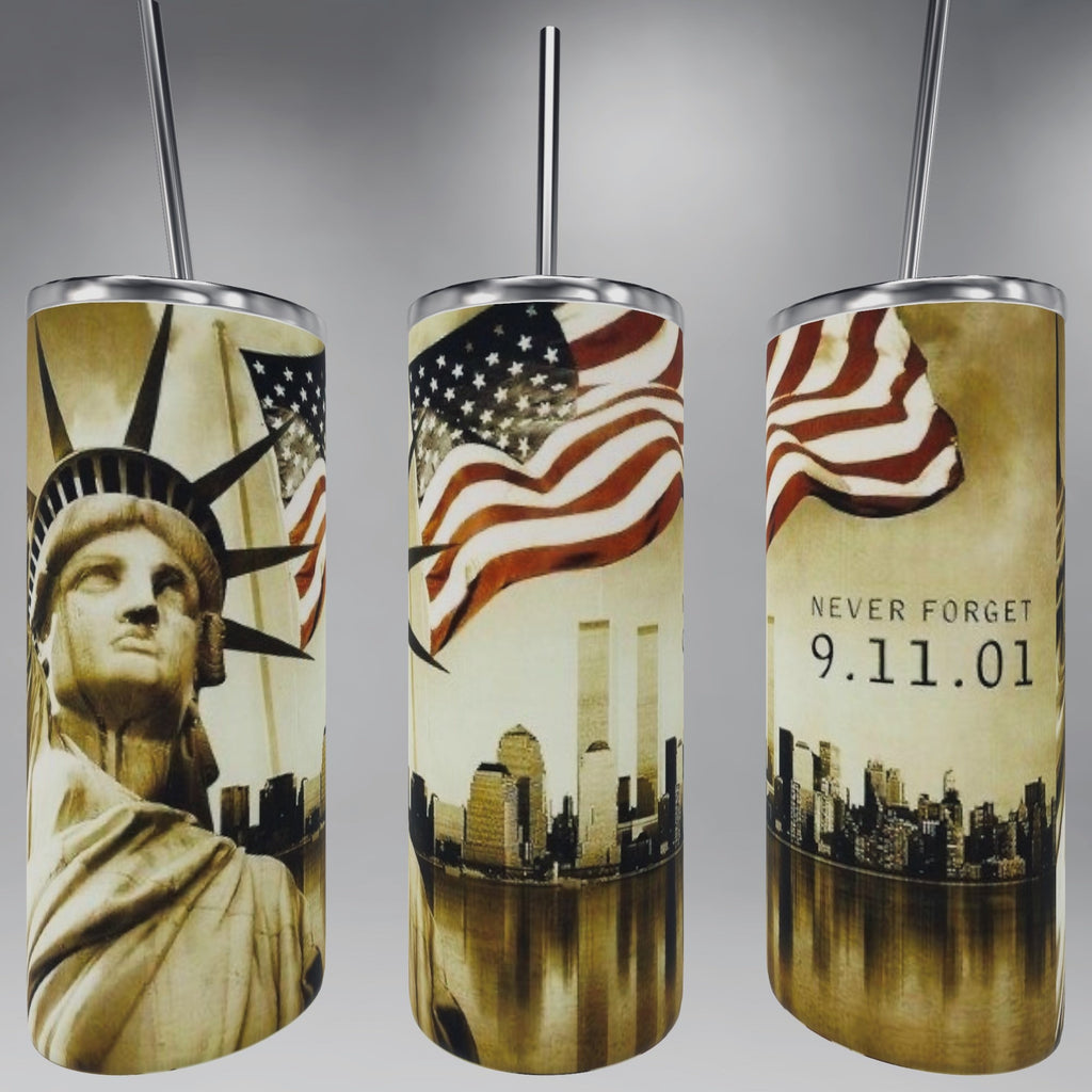 Never forget 9/11 tumbler