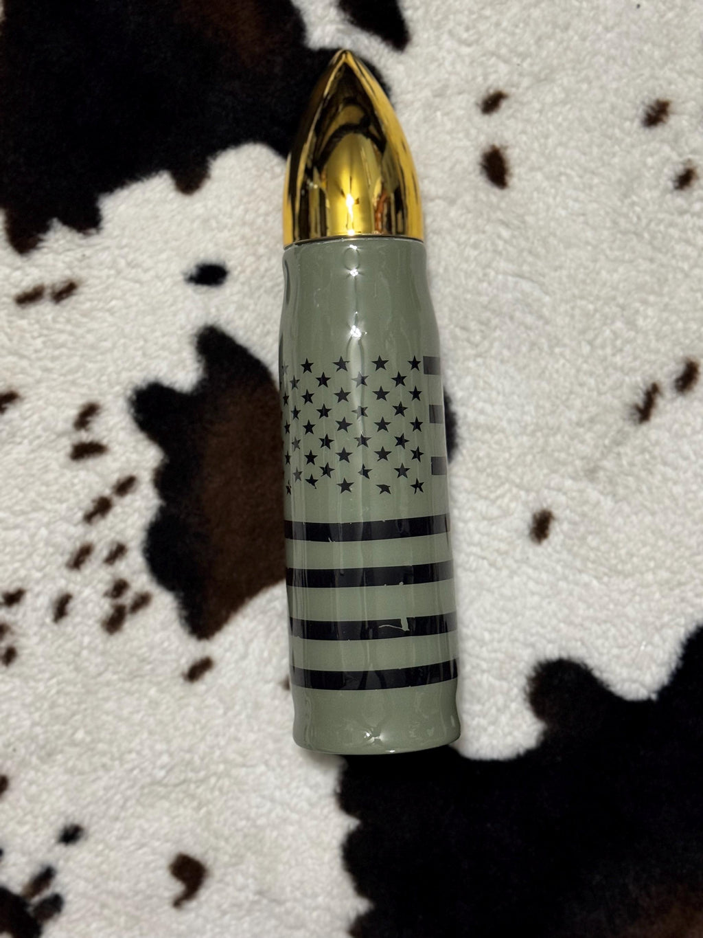 American flag bullet tumbler