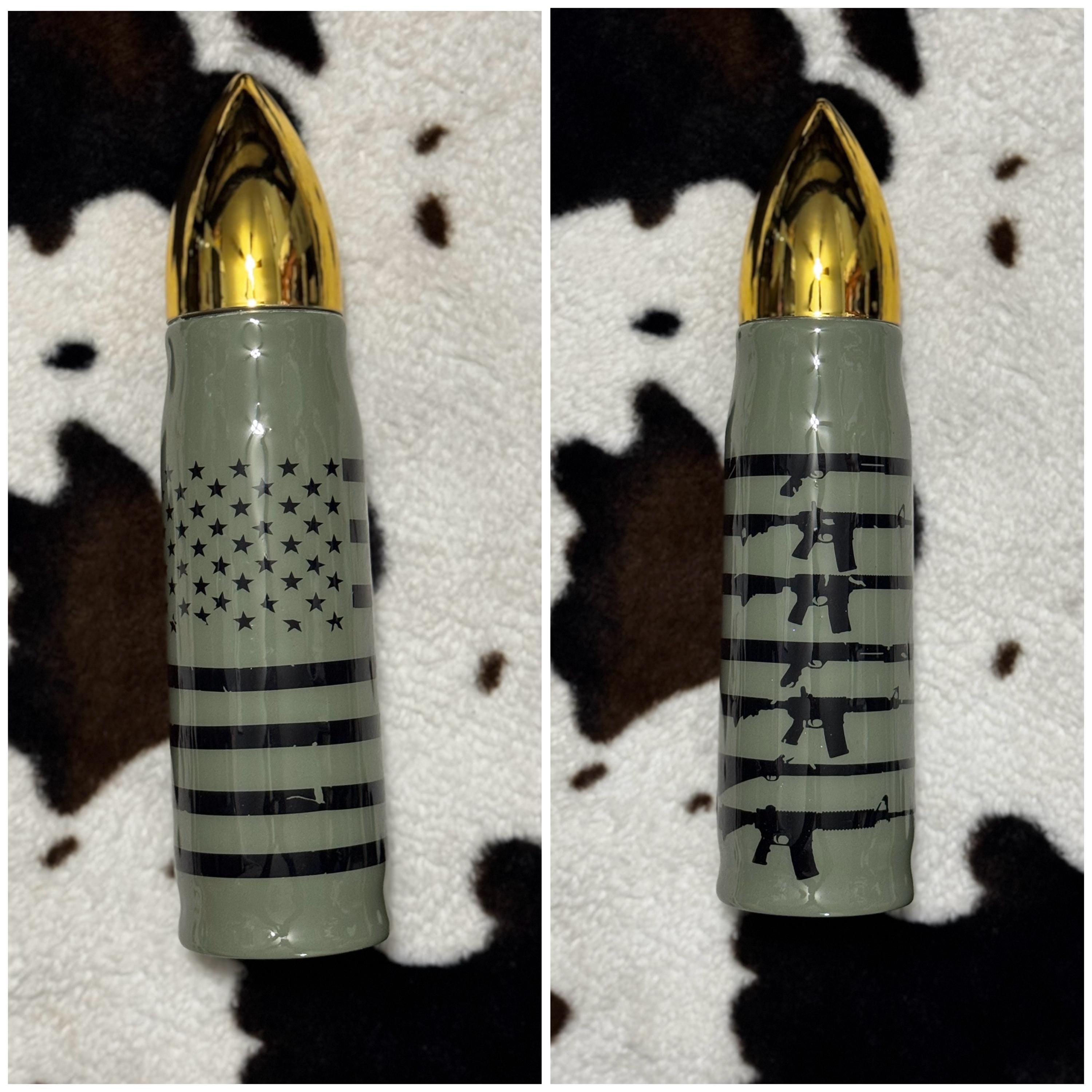 American flag bullet tumbler