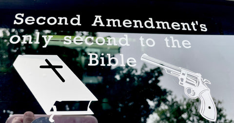 Second amendment’s only second to the Bible