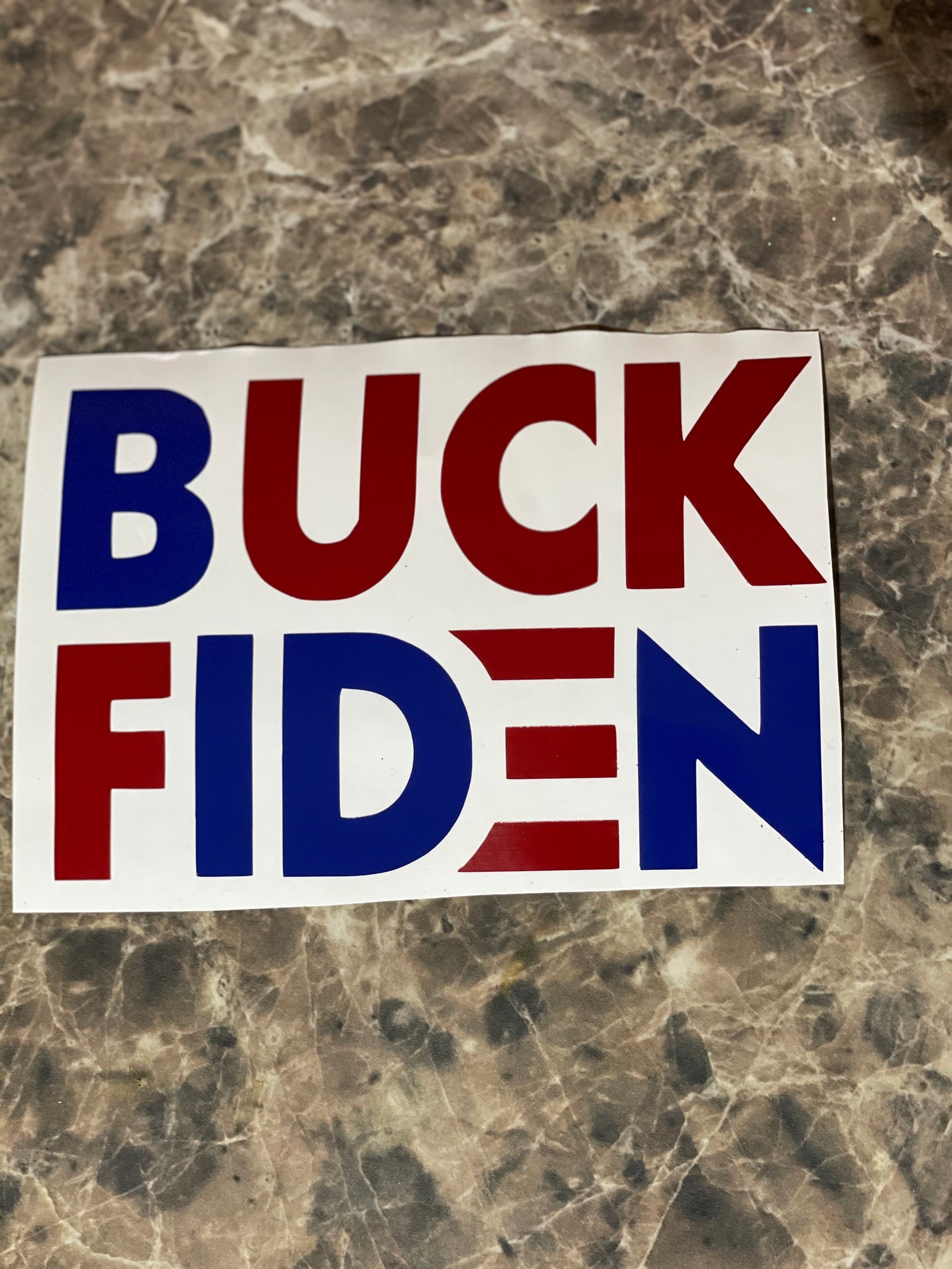 Buck Fiden decal