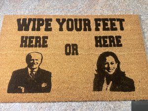 Joe Biden Wipe your feet here