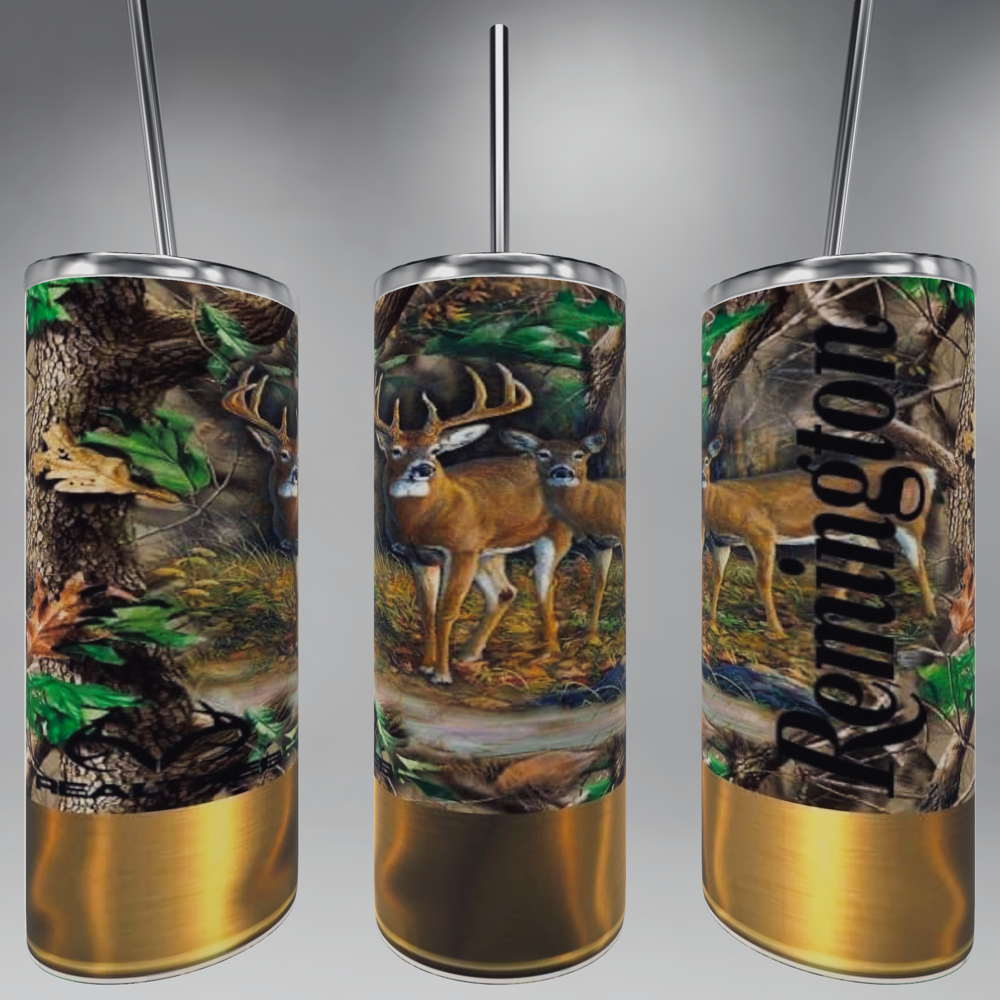 Camo Deer Tumbler